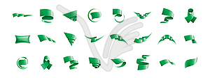 Green sticker - vector clipart