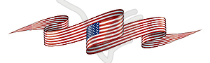 USA flag, - vector image