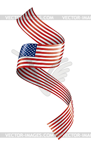 Флаг США, - векторизованное изображение клипарта