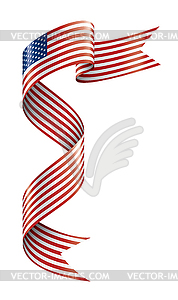 Флаг США, - клипарт в формате EPS