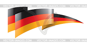 Germany flag, - vector clip art