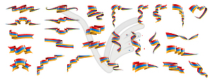 Armenia flag, - vector clip art
