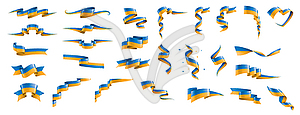 Ukraine flag, - vector image