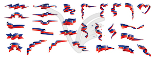 Liechtenstein flag,  - color vector clipart