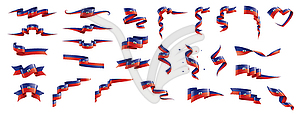 Haiti flag, - vector clipart / vector image