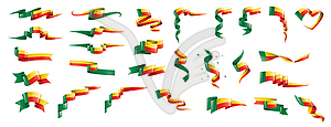 Benin flag, - vector EPS clipart