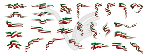 Kuwait flag, - vector image