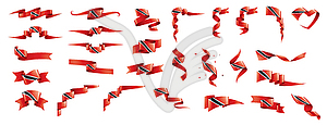 Trinidad and tobago flag, - vector clipart / vector image