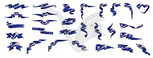 Marshall Islands flag, - vector image