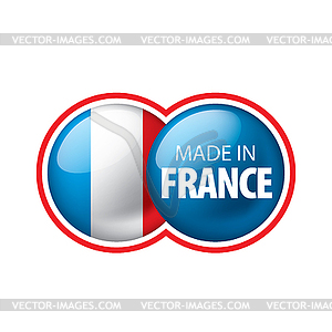 France flag,  - vector clipart