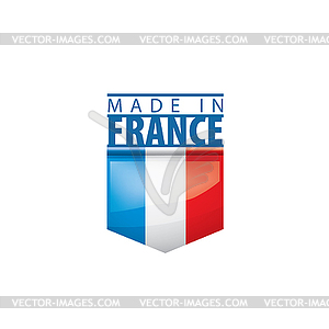 Флаг Франции, - клипарт в векторном формате