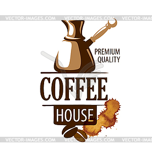 Coffee logo - vector image