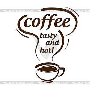 Coffee logo - vector clipart