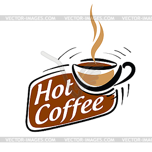 Coffee logo - vector image