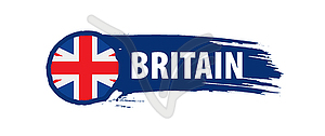 United Kingdom flag, - vector clipart