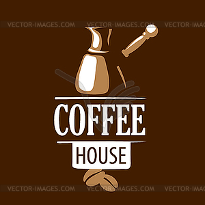 Coffee logo - vector image