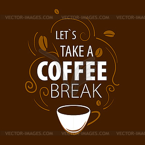 Coffee logo - vector clipart