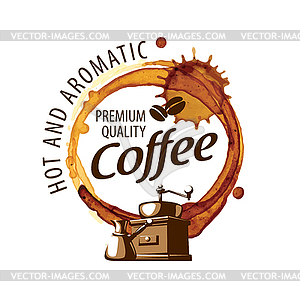 Coffee logo - vector clipart