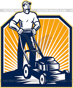 mow lawn clipart