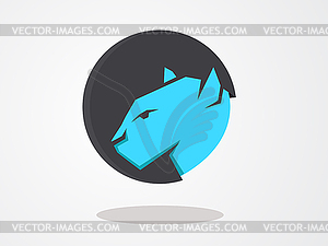 Icon wildcat - vector clipart