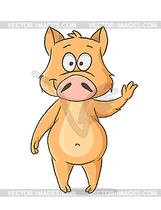 Pig - vector clip art