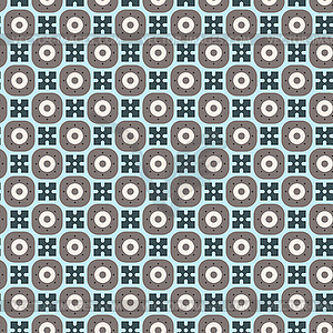 Seamless simple retro geometrical pattern of classi - vector clipart