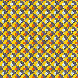 Seamless simple retro geometrical pattern of classi - vector clipart