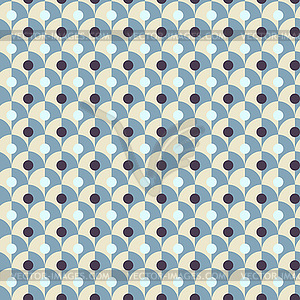 Seamless simple retro geometrical pattern of classi - vector image