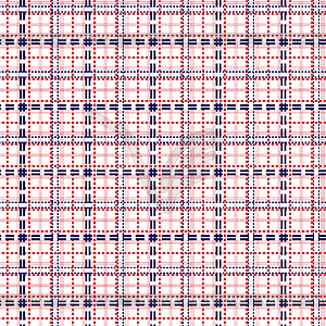 Бесшовные сетки в синий и красный - векторное изображение
