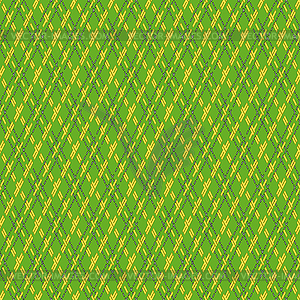 Green and yellow seamless mesh pattern - vector image