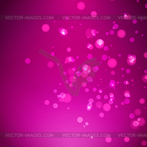 Abstract magic bokeh background - vector clipart