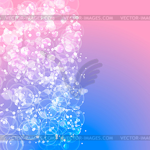 Abstract magic bokeh background - vector clipart