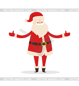 Weihnachtsmann Cartoon Weihnachten Charakter Symbol Vektorisiertes Clipart