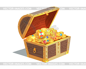 treasure chest card