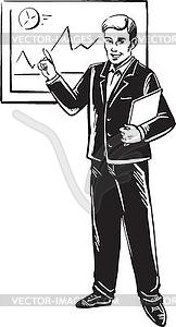 Finance manager - vector clipart