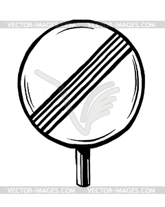 End of prohibition - vector clipart