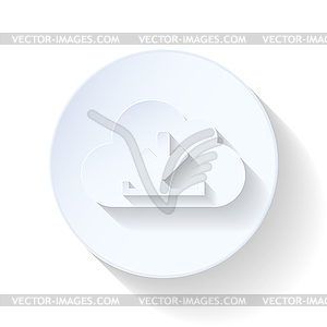 Download flat icon - vector image