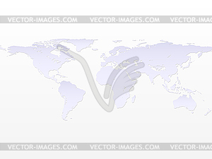 Карта мира на розовом фоне с тенью - графика в векторном формате