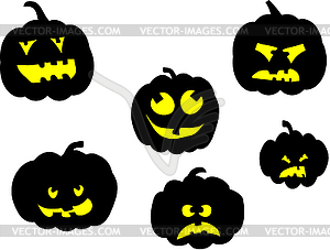 Halloween pumpkin - vector image