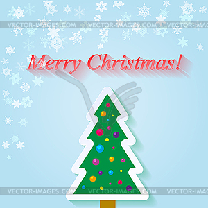 Merry christmas - vector image