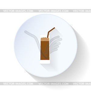 Frappe flat icon - vector image