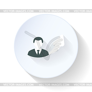 Promotion flat icon - vector clipart