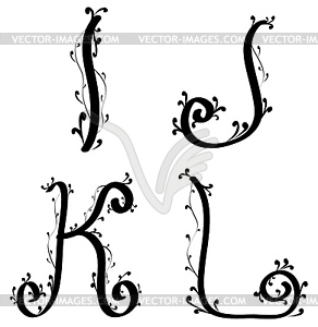Alphabet - vector clipart
