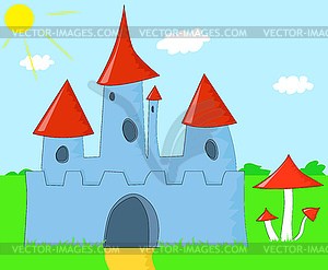 Magic Castle - vector clipart