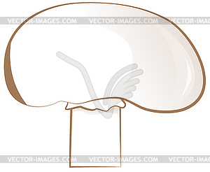 Champignon - royalty-free vector clipart