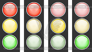 Traffic light - vector clip art