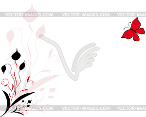 Floral design - vector image