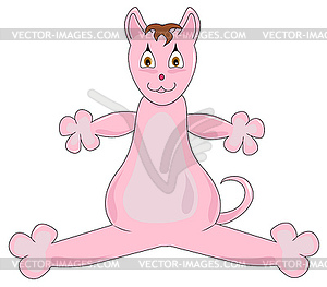 Funny creature - vector clip art