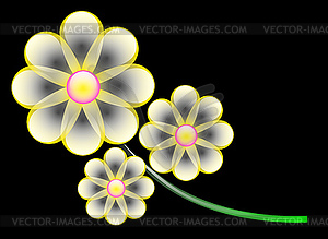Abstract flower - vector clipart