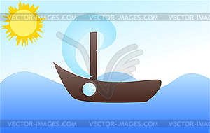 Ship - vector clipart / vector image